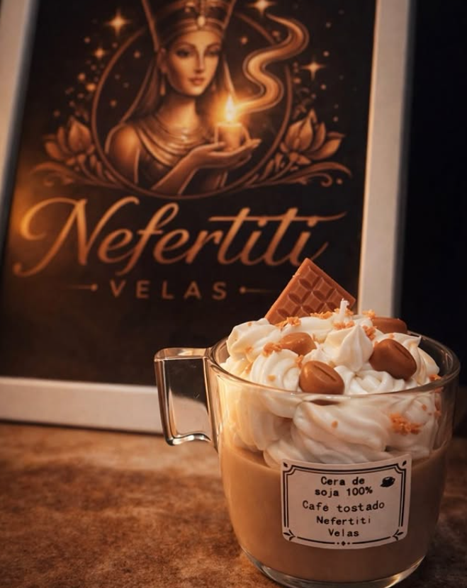 Vela Café tostado de Nefertiti Velas