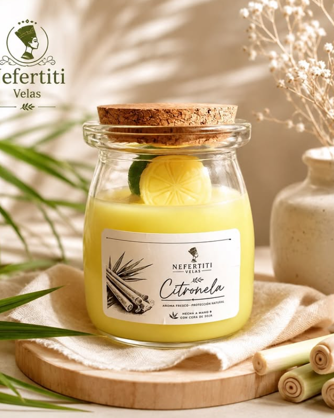 Vela Citronela de Nefertiti Velas