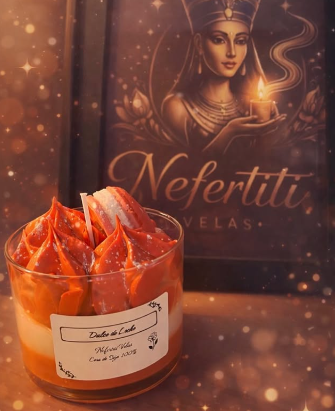 Vela Dulce de leche de Nefertiti Velas