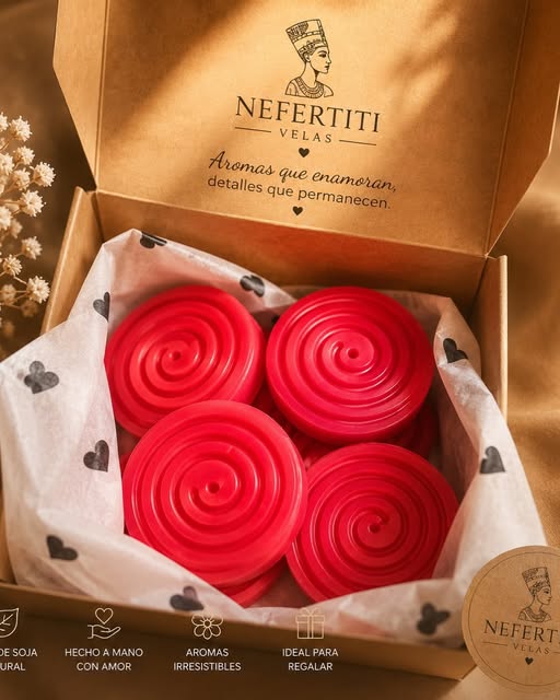 Wax melts en espiral